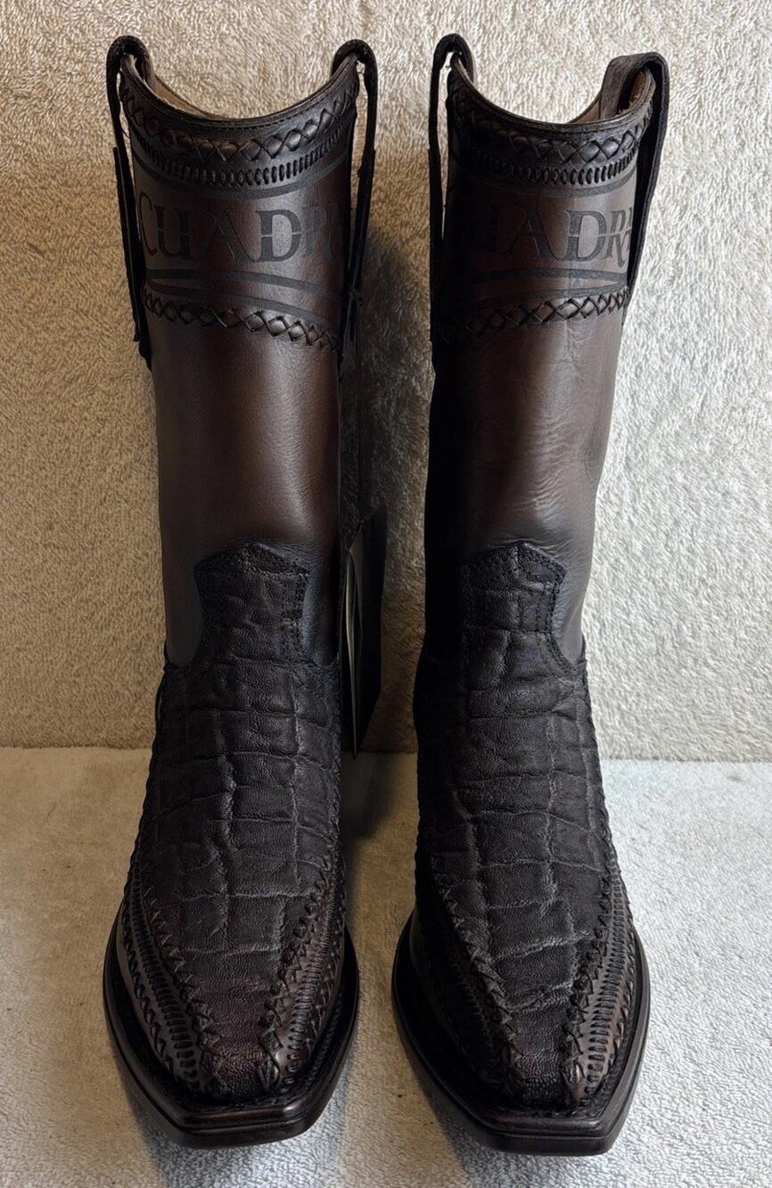 Cuadra Men's Black Cherry 3 Pieces Leather Western Boots Size 7 EE 54141
